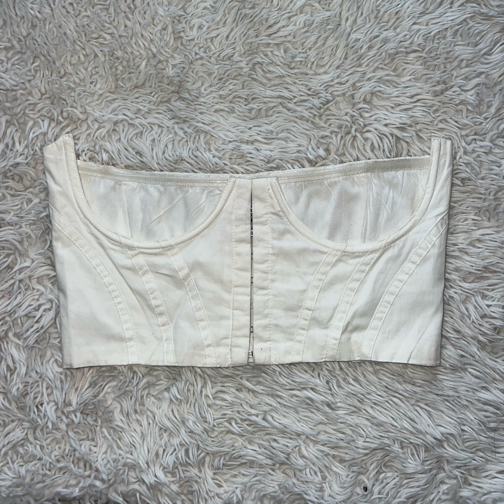 Princess Polly Saturday Sinner Corset Belt White - Picture 2 of 6